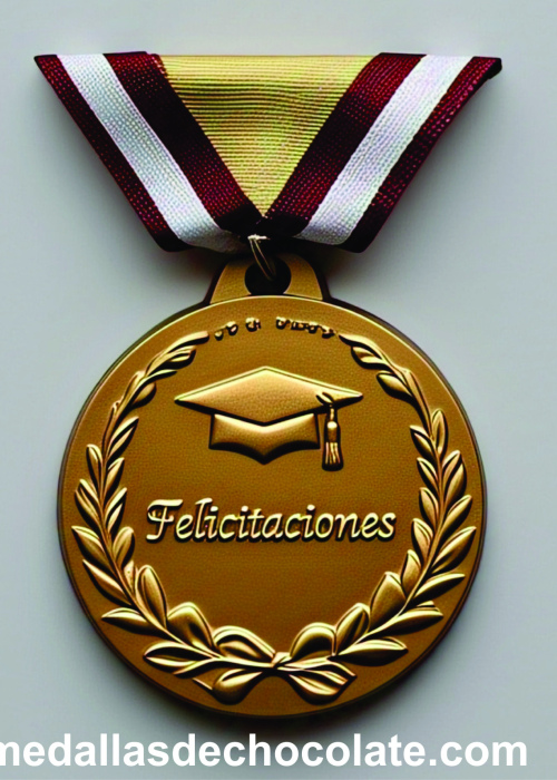 MEDALLAS DE CHOCOLATE DE 6 CMS