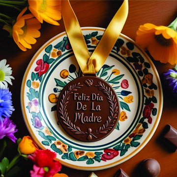 MEDALLAS DE CHOCOLATE DE 6 CMS X 24 unidades