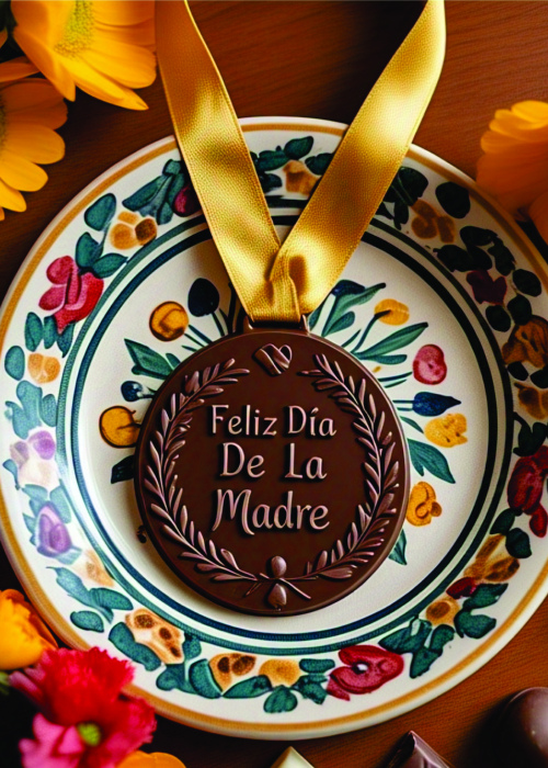 MEDALLAS DE CHOCOLATE DE 6 CMS X 24 unidades